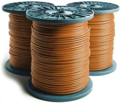 18 Gauge Insulated Stranded Orange Wire With Color Striping - Sold By The Foot